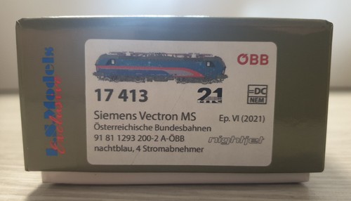 LS Models 17413 E-Lok Rh 1293 200-2 ÖBB Vectron Nightjet NEU OVP | Zustand: Neu