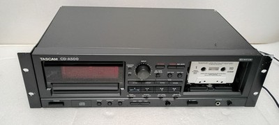 TASCAM CD-A500 Cassette Deck Works but has some issues Please Read broken door