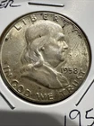 1958 Franklin Half Dollar 50¢