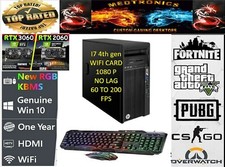 i7 CUSTOM GAMING DESKTOP PC HP Z230 3.6GHZ SSD 1TB 16GB RTX 4060 /4060 TI/3060