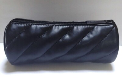 VIP【関税送料無料】希少 SAINT LAURENT BLACK LEATHER POUCHES SAINT LAURENT UPTOWN POUCH GRAINED LEATHER BLACK/GOLD NEW