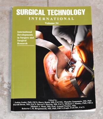 Surgical Technology International Vol 34 International Developments In Surgery