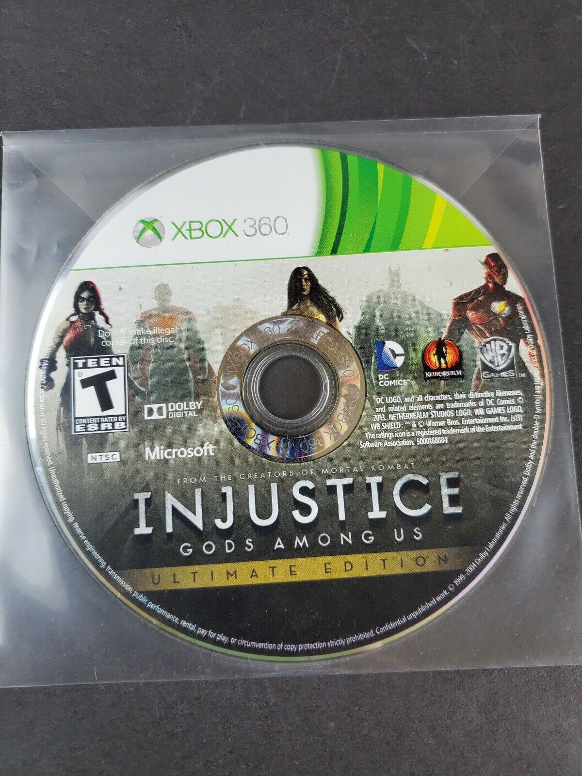 Injustice: Gods Among Us (Microsoft Xbox 360, 2013) for sale