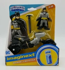 Imaginext DC Super Friends Batman & Batcycle Batpod AGES 3-8 Brand New in Box