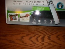 NIB Pandigital Blue Handheld Wand Scanner Scan Photos Documents Receipts Books