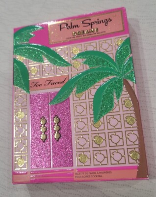 Too Faced Palm Springs Dreams Cocktail Party Eye Shadow Palette New in Box