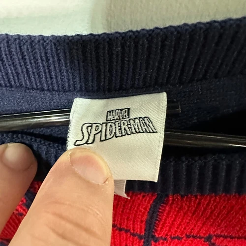 Marvel Spider Man Christmas Ugly Sweater Jumper Size XL - NEW - NWT