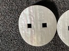 Vintage 4 LARGE WHITE BUTTONS Faux Mother of Pearl XL — photo 2