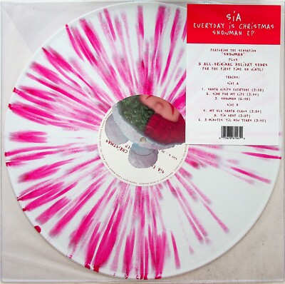 SIA- Everyday Is Christmas, The Snowman EP 12'' Vinyl (NEW* 2023) 5 Holiday Songs