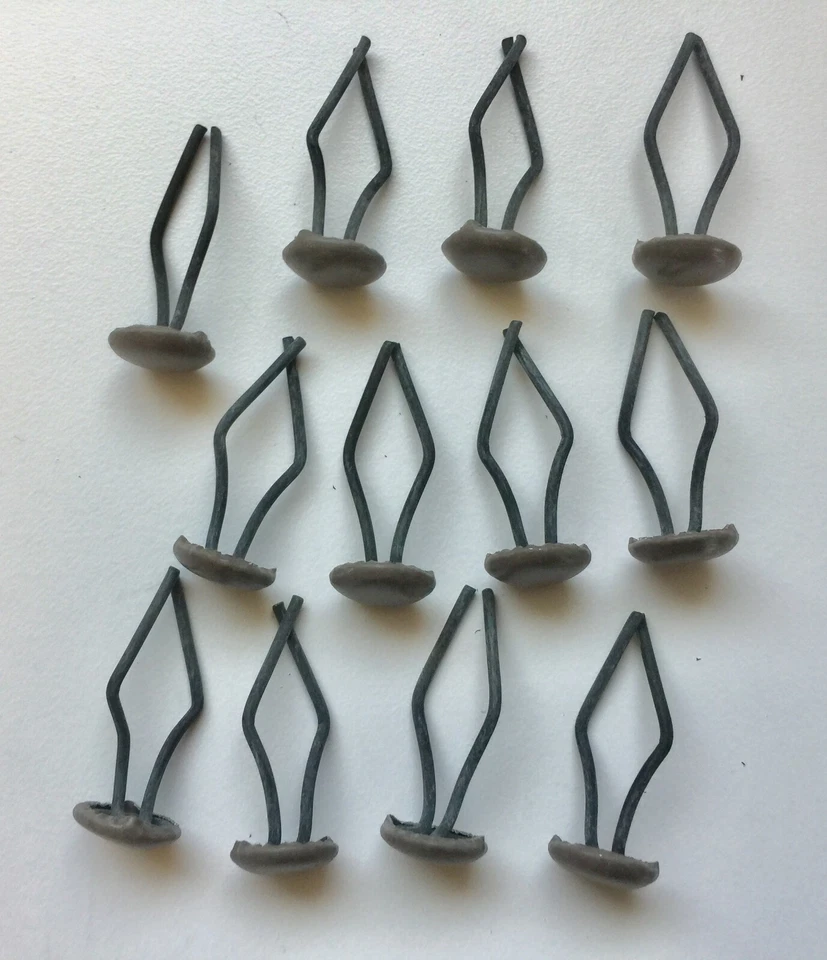 1953 1954  Chevrolet Truck Door Panel Retainer Clip set 12 pc # 332-34 Free Ship - Image 3 of 4