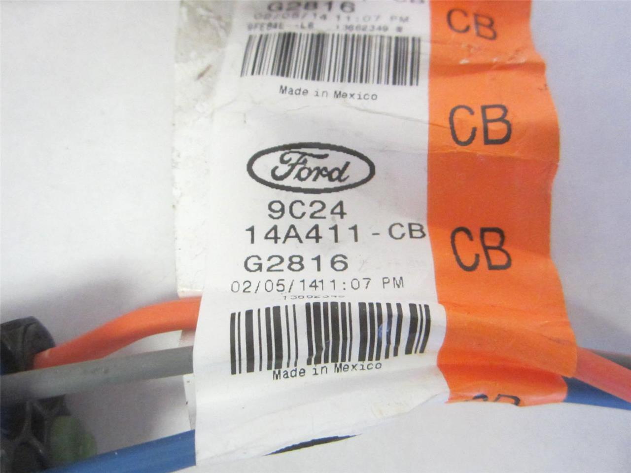 Ford Frame Modifier Wire Harness Connector Tow Hitch Trailer 9C24
