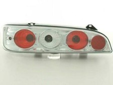Coppia 2 Set Fari Fanali posteriori Tuning FIAT SEICENTO 600 1998-2007 cromo