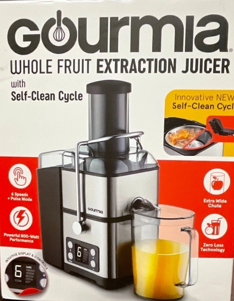 GOURMIA Whole Fruit Extraction Juicer with Self Clean, 6 Speed + Mode