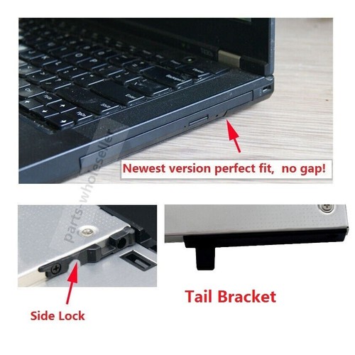2nd HDD SSD Hard Drive Adapter Caddy for Lenovo T410s T420s T500 T430s T500 W500 - Picture 10 of 10