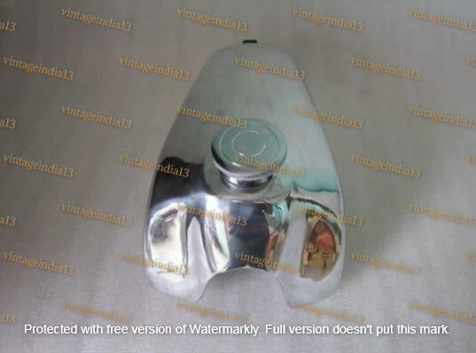 Suzuki RM250 RM400 1978 tanque de combustible de aluminio pulido Rm 250 400 78 Ahrma 1go Foto 4 de 4