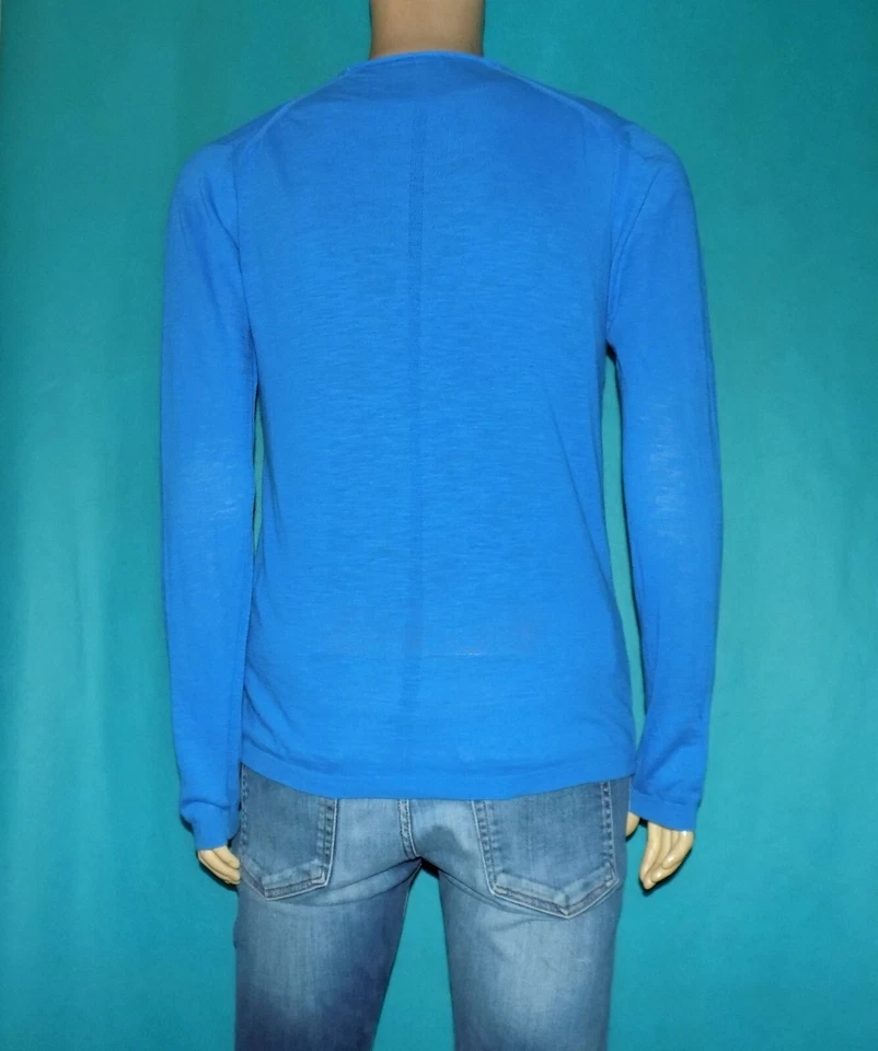 Cardigan homme AMERICAN VINTAGE men en coton bleu taille S - Photo 3/3