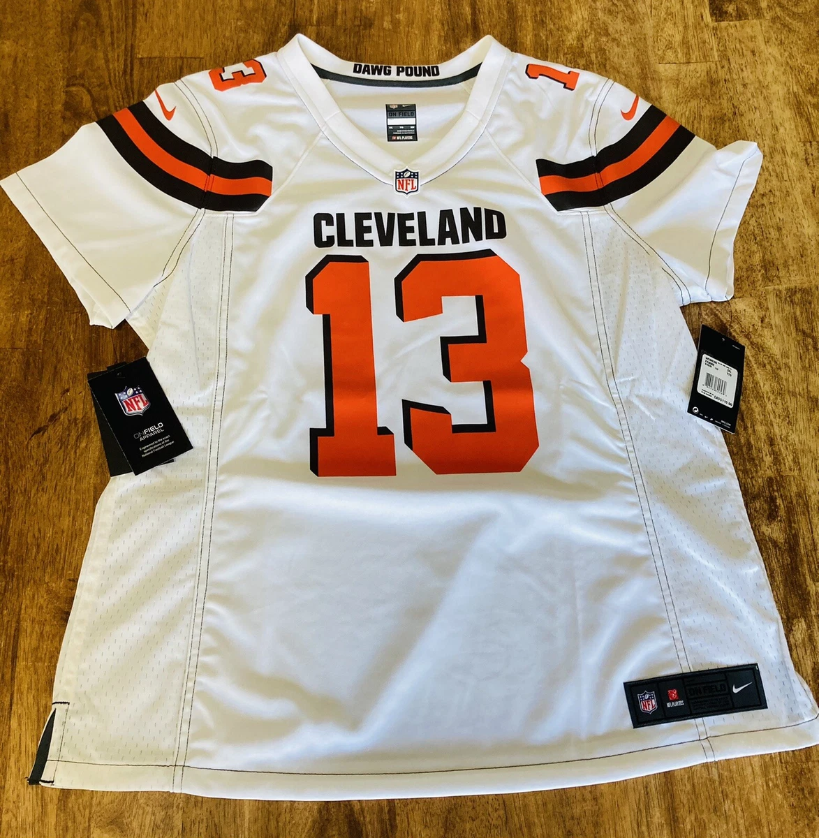 Odell Beckham Jr OBJ Authentic Women's Cleveland Browns Nike NFL Football  Jersey