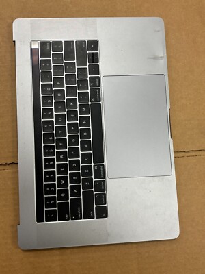 OEM MacBook Pro 15 2018 2019 A1990 Palmrest + Touchpad + Keyboard  READ hva