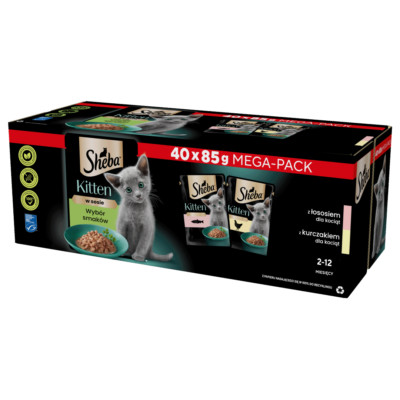8X85G SHEBA GEFLÜGELAROMEN KATZENFUTTERTABLETT