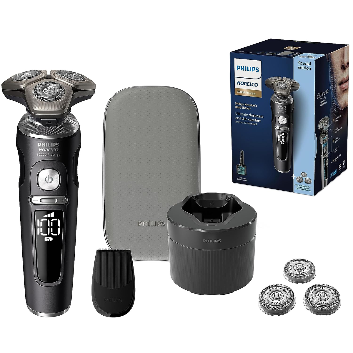 Philips Norelco S9000 Prestige Rechargeable Wet & Dry Shaver Philips Norelco S9000 Prestige Rechargeable Wet & Dry Shaver