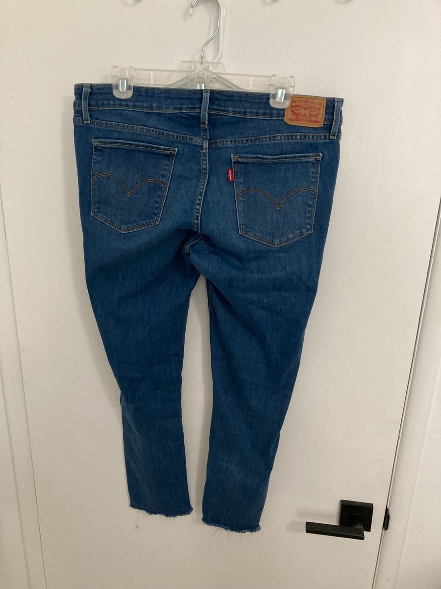 Levi's 700 Women's Low Rise Jeans, Blue, Size 32