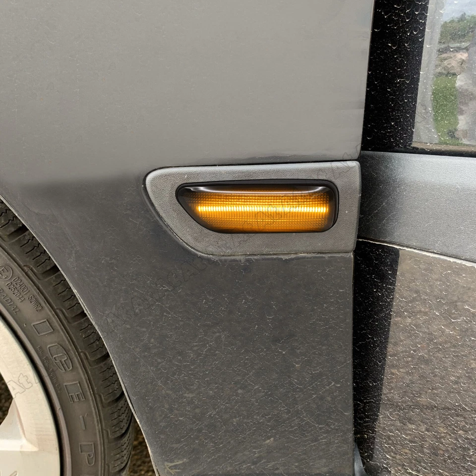 2x Intermitentes laterales LED negros intermitentes para Volvo S60 | S80 | V70 | XC70 | XC90 - Imagen 3 de 4