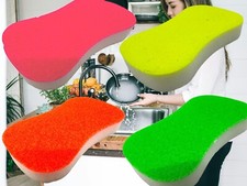 SCHEUERSCHWAMM TECHNOPAD NEONSCHWAMM KÜCHENSCHWAMM SCOURING SPONGE SPÜLSCHWAMM