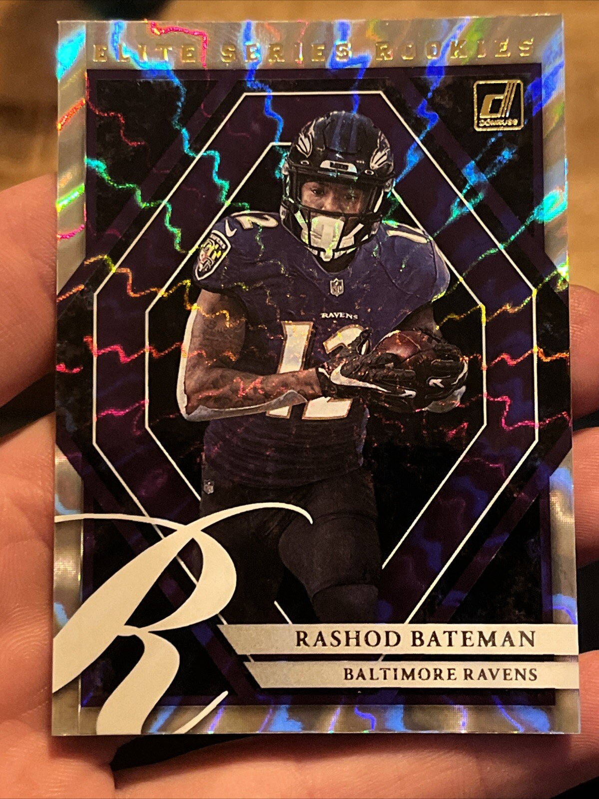 2021 Panini Donruss RASHOD BATEMAN Elite Series Rookies RC #ESR-RBA Ravens