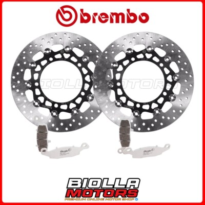 KIT PADS + DISCS BREMBO SUZUKI SFV GLADIUS 650 2013 FRONT [LA - LA - F