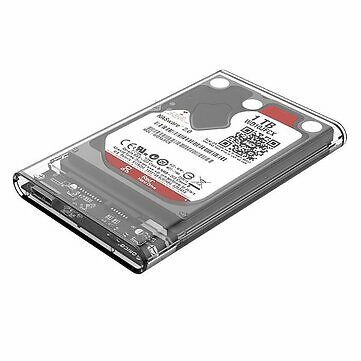 ORICO 2139U3-CR 2.5" Transparent USB3.0 HDD Hard Drive Enclosure Storage Case - Picture 2 of 4