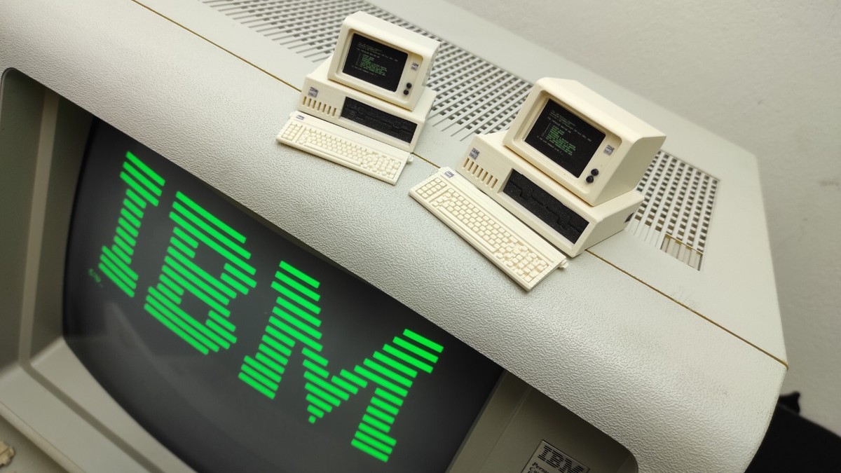 1:10 scale IBM PC Retro Computer 5150 5160 XT miniature mini | eBay