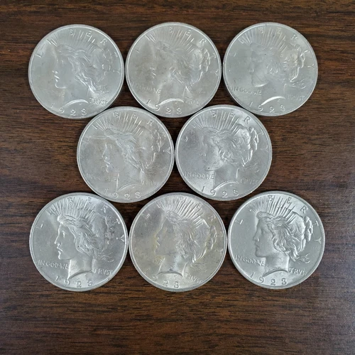 1923-P  Peace  Silver Dollar- Uncirculated- Your Choice of Quantity- Save w More