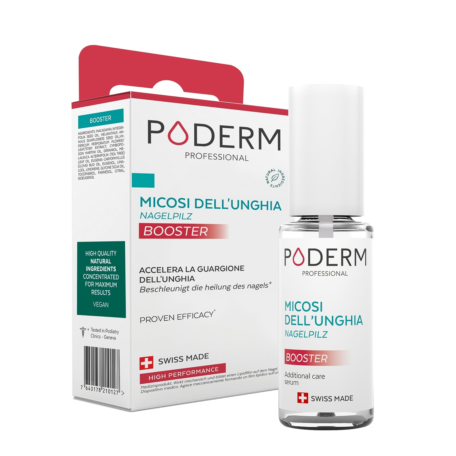 Trattamento Micosi Unghie Poderm Booster 6ml - Efficacia Professionale