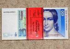 100 Deutsche Mark Pappschachtel (Pralinen) Candy Team S&uuml;&szlig;waren Hamburg