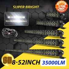 Slim LED Light Bar 8/14/22/32/52" Led Bar Spot Flood Combo Offroad 4x4 Truck SUV