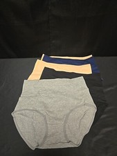 Size Small Women's Pack Of 5 High Waist Panties Full Coverage Underwear