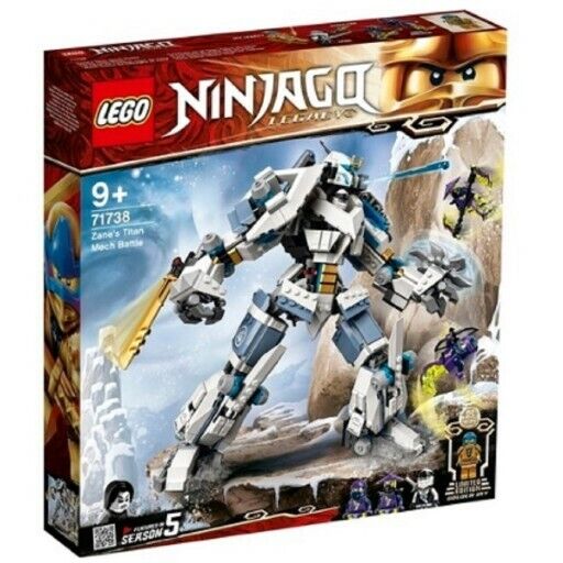 LEGO NINJAGO Legacy Zane’s Titan Mech Battle 71738 Building Kit (840 Pieces) Bardzo popularne