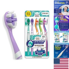 Butter On Gums Toothbrush - 8000 Ultra Soft Bristles for Sensitive Teeth - 8 Ct