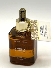 Sand + Fog Vanilla & Amber Eau De Parfum Oil Perfume Fragrance 1.7oz NWT Dab On