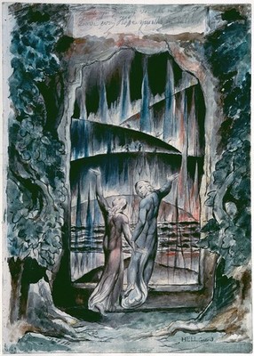 William Blake - Inschrift über Hell Gate ungerahmt klassische Kunst stilvolles Stück Wa