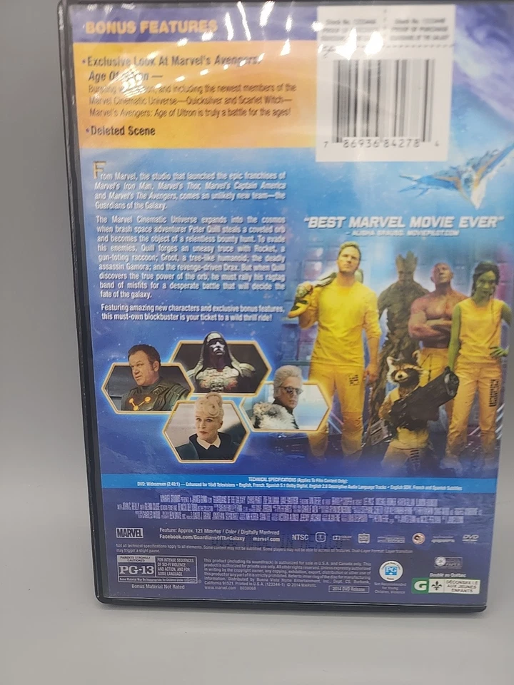 Marvel: Guardians of the GalaxyDVD 2014 Superhero Comedy - Image 2 of 4