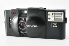 w/ A11 Near MINT Olympus XA2 XA-2 35mm Film Camera body Black From JAPAN