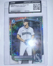 Topps 2025 Bowman Draft Mega Box 1st Chrome #BDC-3 Kade Anderson CGC