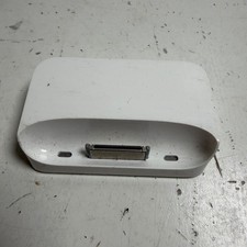 Apple iPhone 3G Dock White Portable 30-Pin Connector IR Receiver Docking Station