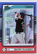 Ralphy Velazquez 2024 Donruss #108 Red and Blue