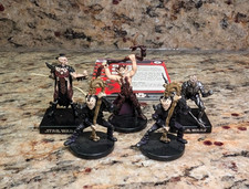 WOTC Star Wars Miniatures - Yuuzhan Vong Army Set - 5 Figures w/ Cards
