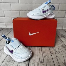 Nike Flex Runner 3 TD Glacier Blue hyper violet Size 3C 3 New In Box Baby Shoe