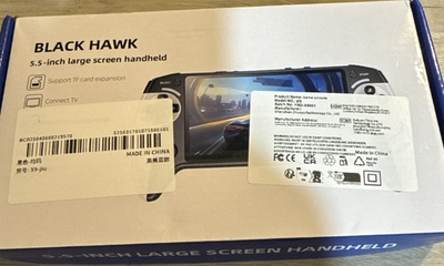 #ad Black Hawk 5.5 Inch Large Screen Handheld Video Game Console NEW $27.99