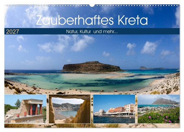 Zauberhaftes Kreta (Wandkalender 2027 DIN A2 Quer), Calvendo Monatskalender-image