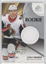 2019 Upper Deck SP Game Used Rookie Sweaters 86/199 Vitalii Abramov Vitaly 11pj
